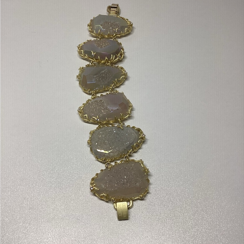 Kendra Scott, vintage Luxe bracelet, iridescent drusy
